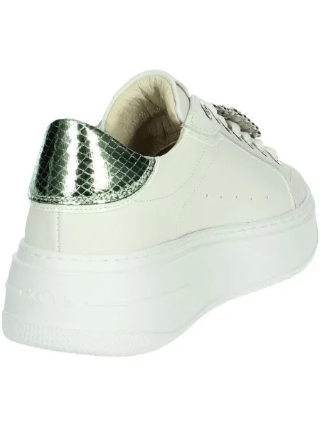 Pantofi Keys alb