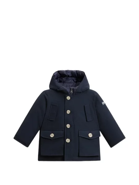 Parka dziecięca Woolrich niebieska