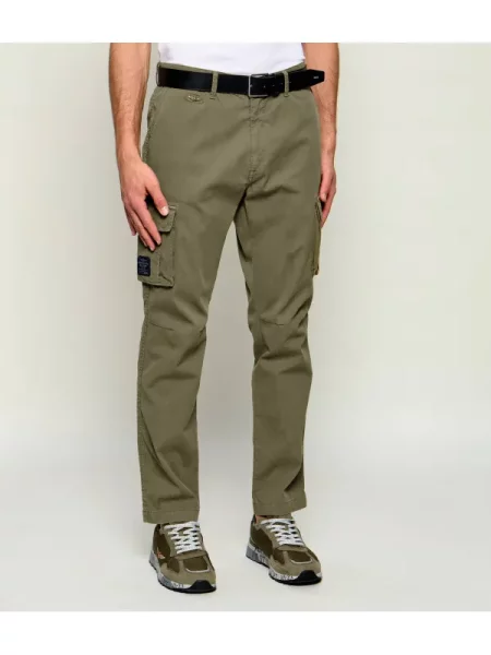 Aeronautica Militare Pantaloni cargo verde