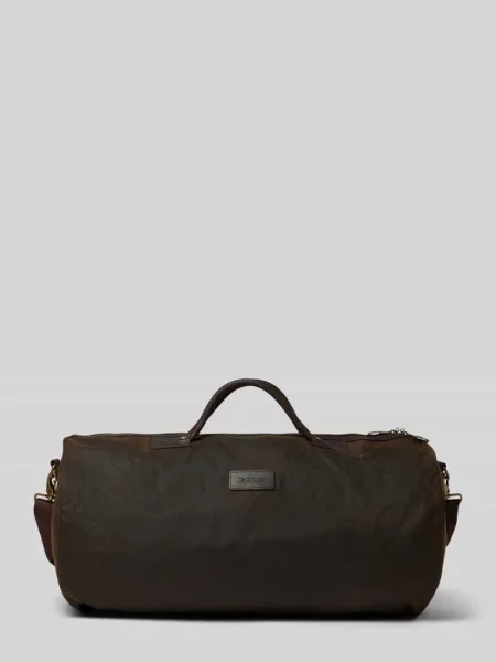Torba weekendowa z czystej bawełny model HOLDALL' Barbour brązowa