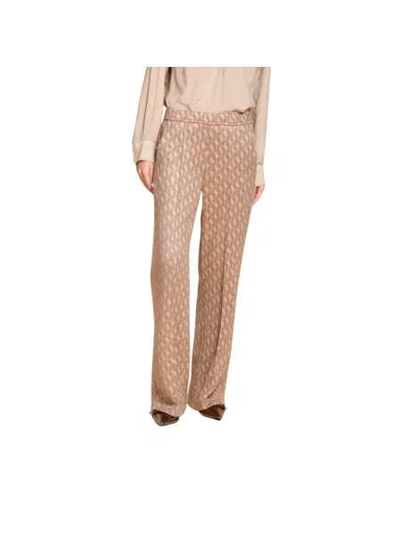 Сhinosy Mason's z nadrukiem beżowe