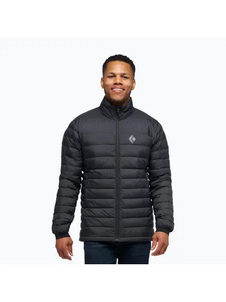 Péřová bunda Black Diamond Access Down Hoody tundra černá