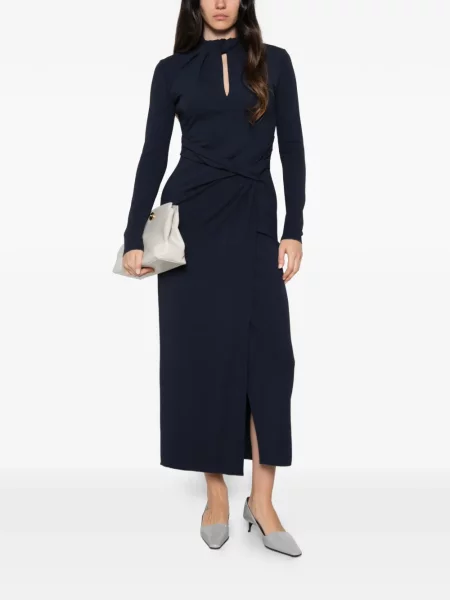 Rochie midi Giorgio Armani albastru