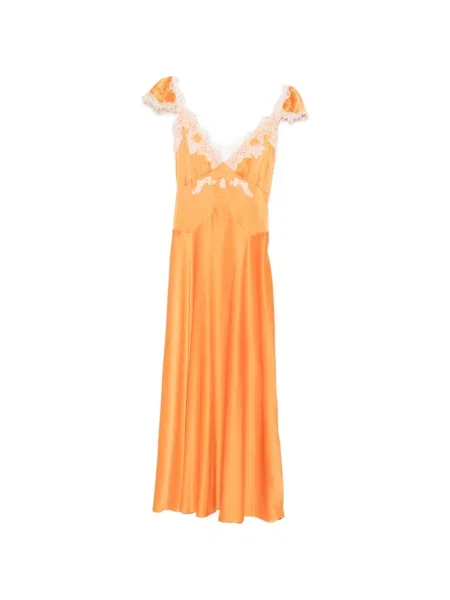 Rochie midi Dôen portocaliu
