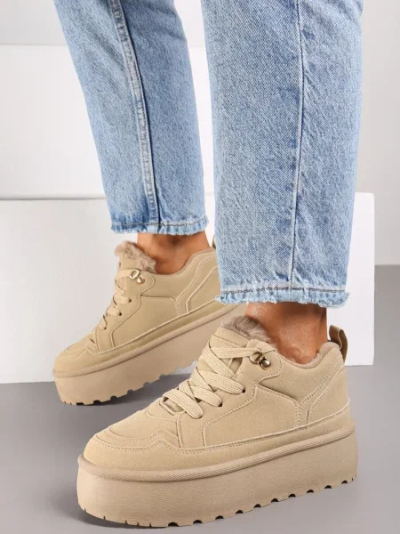 Sneakerși Inny bej