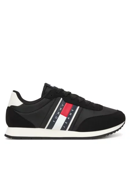 Tommy Jeans Sneakersy Tjm Classic Runner czarny