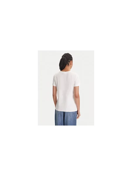 Guess Majica Regular Fit bela