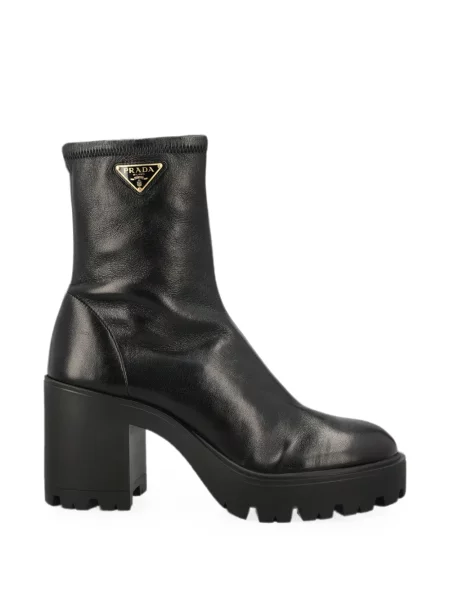 Botine Prada din piele negru