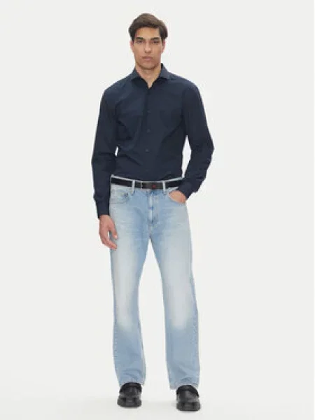 HUGO Košile C-Jason Tmavomodrá Slim Fit