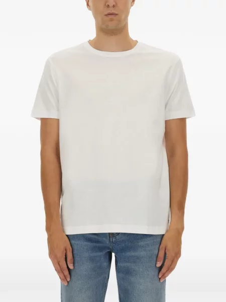 Tricou Boss cu decolteu rotund alb
