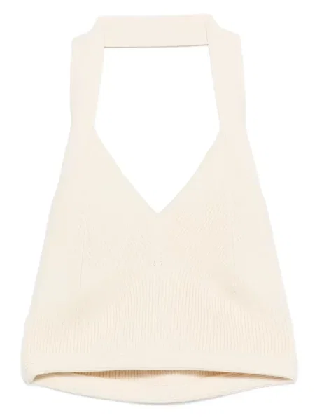 Top Wardrobe.nyc cu gât halter