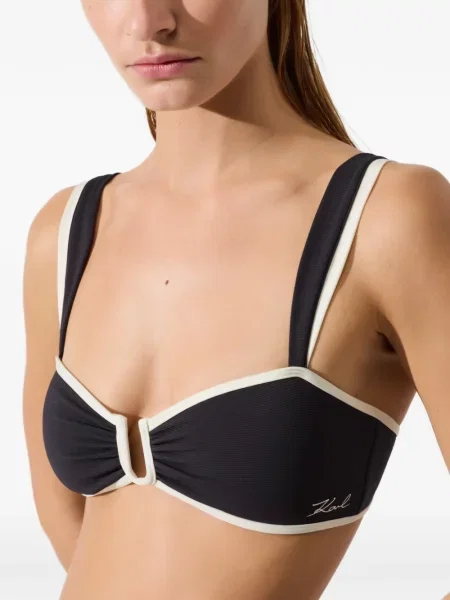 Bikini Karl Lagerfeld negru
