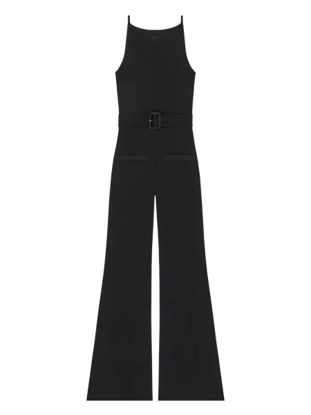 Dzianinowy kombinezon Courreges czarny