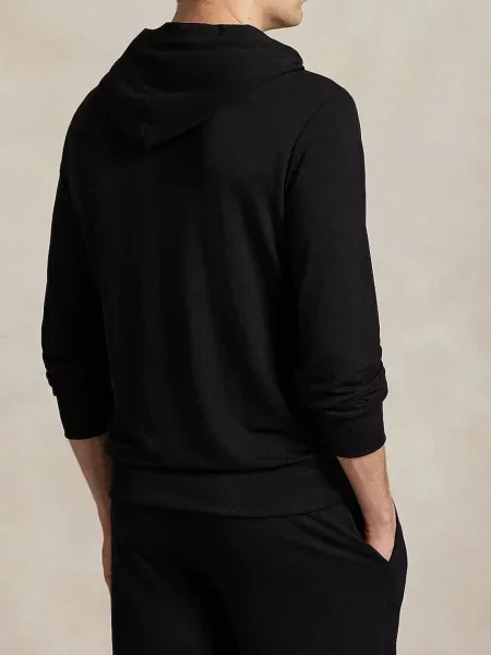 Пижама Polo Ralph Lauren с принтом черная