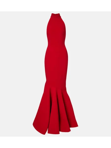 Rochie Solace London cu gât halter roșu