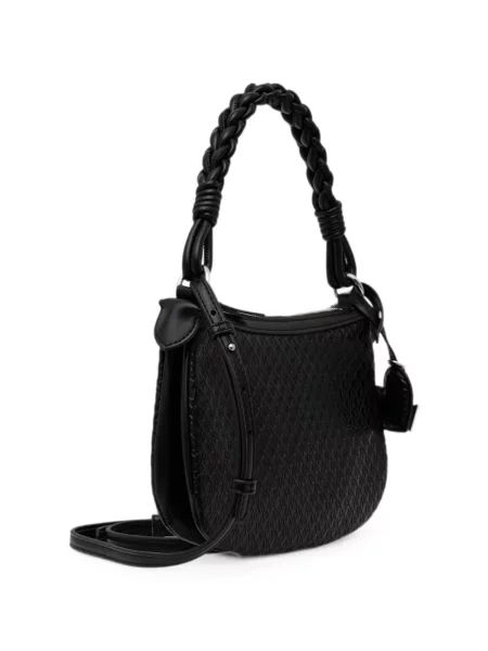 Geantă Armani Exchange țesută negru