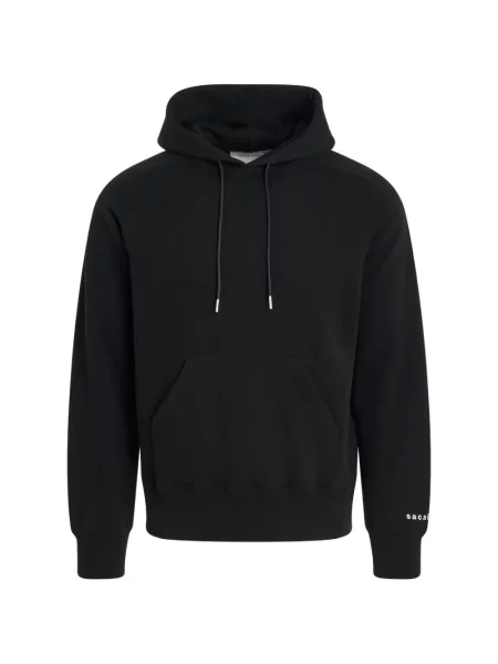 Hanorac cu glugă Sacai cu imagine negru