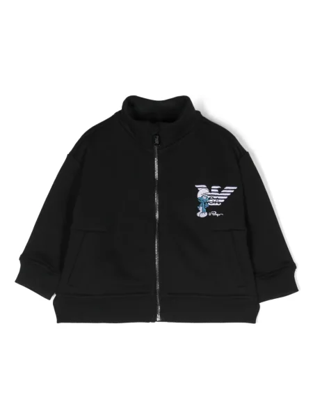 Bluza dziecięca Emporio Armani niebieska