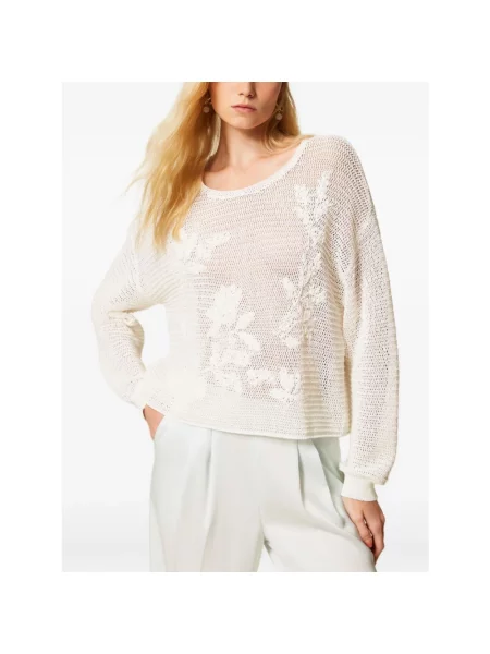 Sweter Twinset beżowy