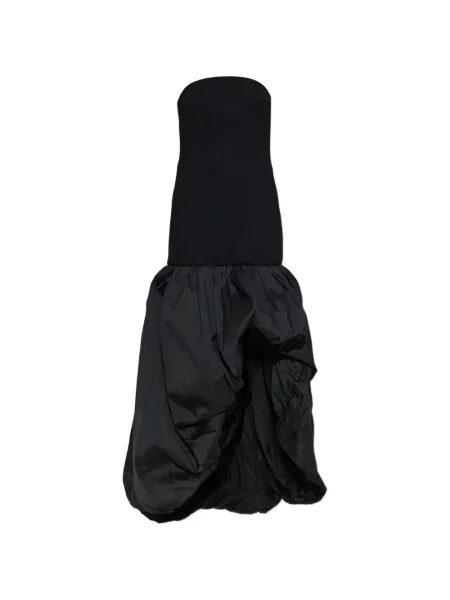 Rochie maxi Rotate Birger Christensen asimetrică negru