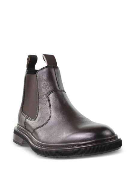 Кожени боти тип челси Clarks Originals кафяво