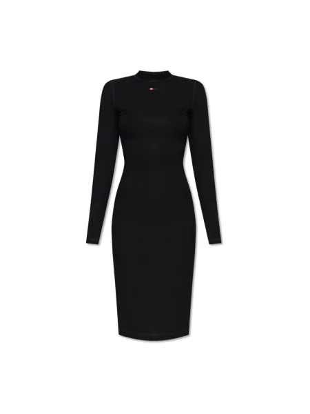 Sukienka DIESEL D-Mokky-Ls-Microdiv Dress Black M czarna