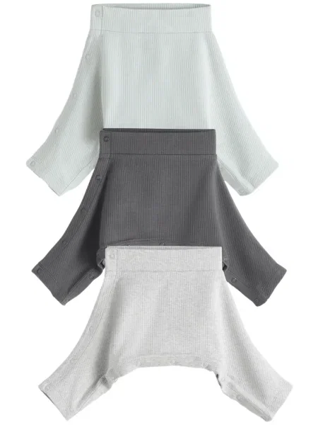 Next Pijamale albastru pastel / deschis / închis gri