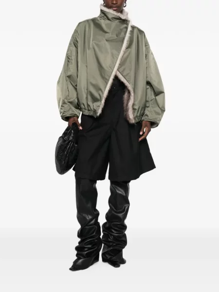 Reversibil geacă The Frankie Shop cu blană verde