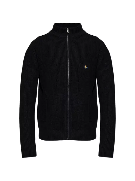 Пуловер Vivienne Westwood бродиран черно