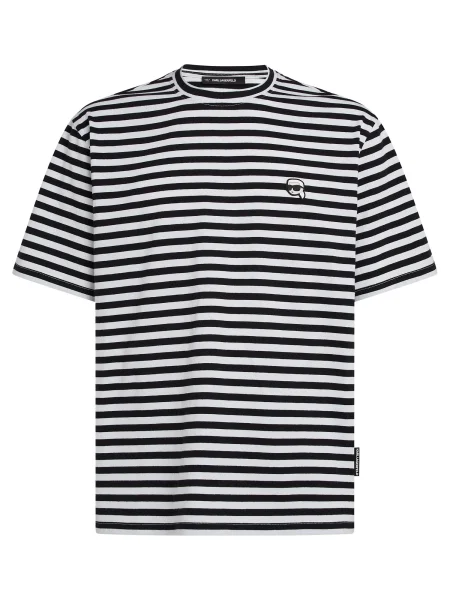 Karl Lagerfeld Tricou negru alb