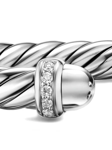 Brăţară David Yurman argintiu