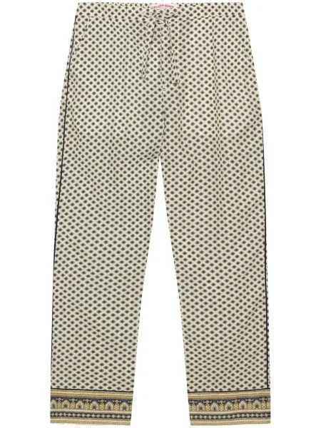 Pantaloni Orlebar Brown conici maro