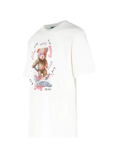 Grafický tričko Barrow s potiskem bílé