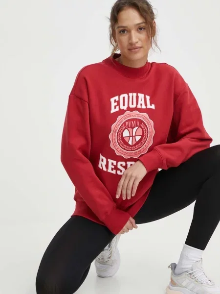 Суитчър Puma с принт червено