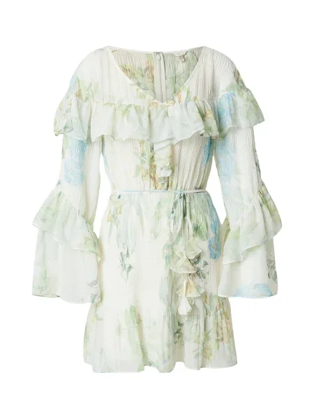 GUESS Rochie LAURENCE albastru regal / galben alb verde