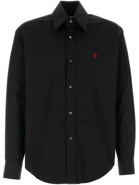 Košile Alexander Mcqueen s výšivkou černá