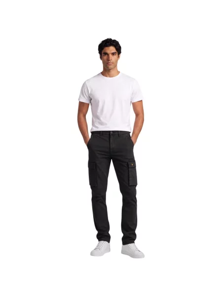 Cargo nohavice Lyle & Scott čierna