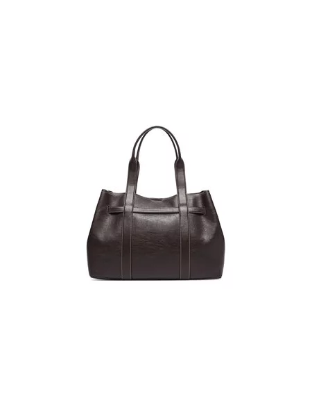 Csatos business shopper táska Calvin Klein barna