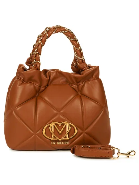 Kabelka Love Moschino hnedá