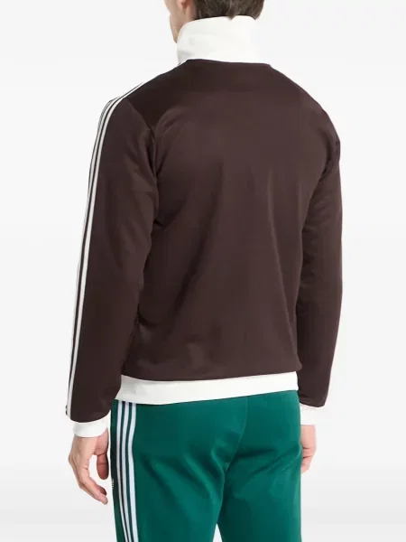 Krótka graficzny koszulka Adidas Campus z perforacją szara