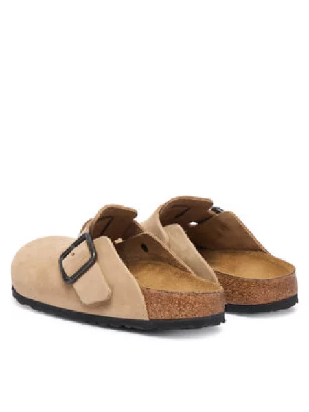 Birkenstock Šlepetės Boston Wire Buckle Šviesiai smėlinė