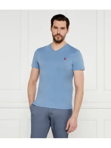 POLO RALPH LAUREN Tricou | Custom slim fit albastru