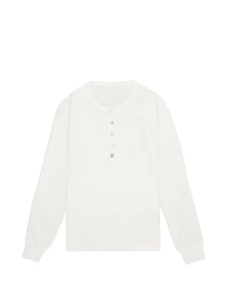 Tricou Fortela lung alb