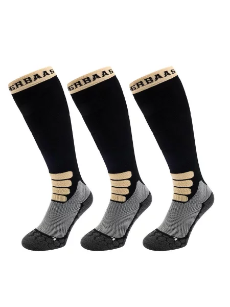 Skarpety narciarskie Merino Wool Pro 3 pary czarne