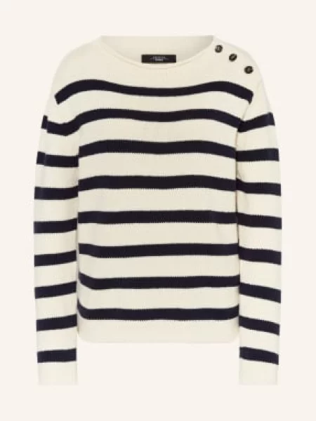 Weekend Max Mara Sweter Vibo blau beżowy