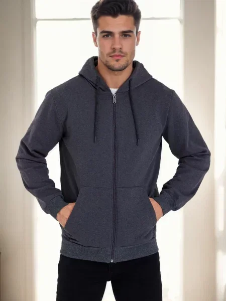 Bluza z kapturem Dewberry z kapturem szara