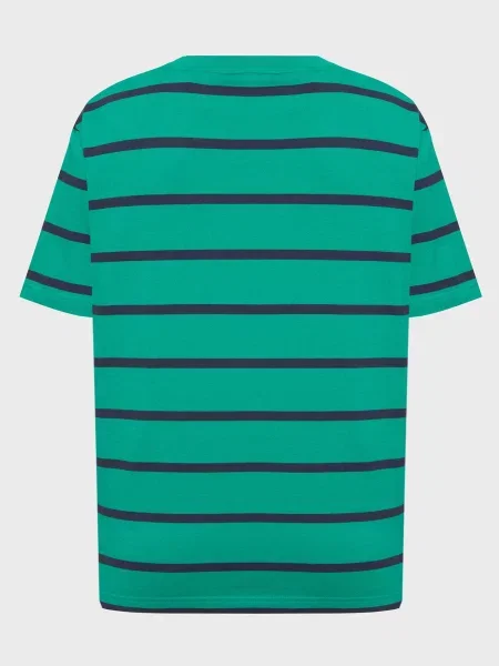 Футболка Gant в полоску зеленая