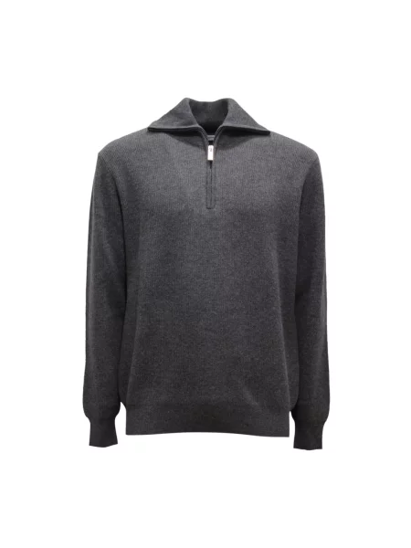 Sweter Paolo Pecora wełniany szary