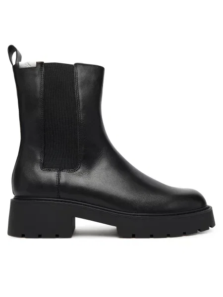 Gležnjarji Chelsea Calvin Klein Jeans Combat Mid Chelsea Boot Hw Lth črna