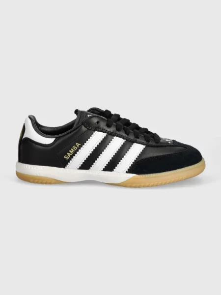 Adidas Originals sneakersy skórzane Samba MN czarny białe